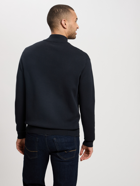 Sweter męski rozpinany na suwak Cross Jeans 34268-310 3XL Granatowy (8697319808193) - obraz 2
