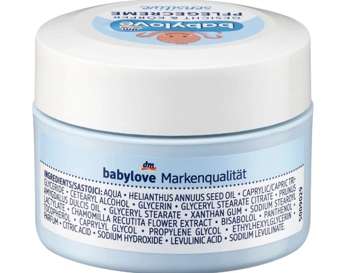 Детский защитный крем с ромашкой и пантенолом babylove Baby Pflegecreme sensitive 75 ml - Фото 3 Детский защитный крем с ромашкой и пантенолом babylove Baby Pflegecreme sensitive 75 ml - изображение 3
