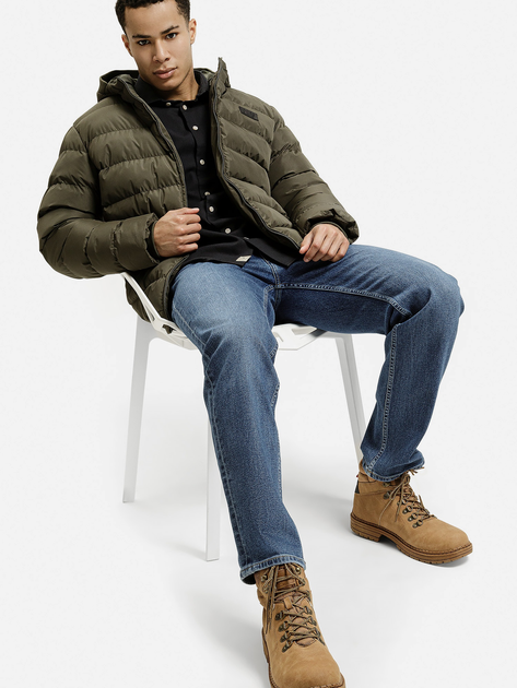 Koszula męska bawełniana Cross Jeans 35613-021 3XL Antracyt (8697319809343) - obraz 3