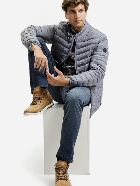 Koszula męska bawełniana w kratę Cross Jeans 35616-025 3XL Brązowa (8697319809497) - obraz 3