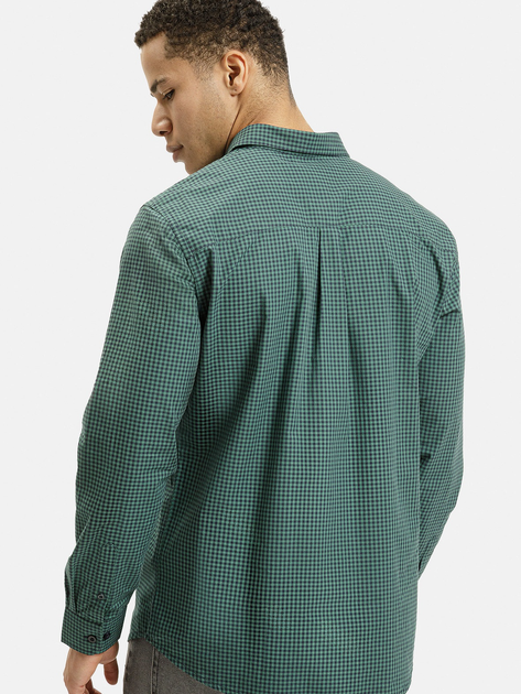 Сорочка бавовняна чоловіча Cross Jeans 35619-027 3XL Зелена (8697319809671) - зображення 2