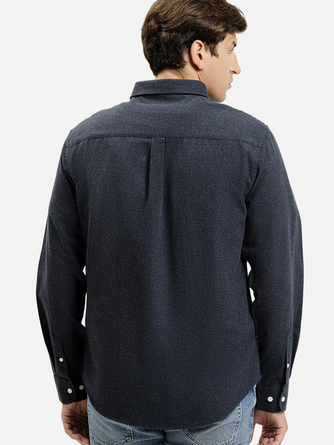 Koszula męska bawełniana Cross Jeans 35622-200 3XL Granatowa (8697319810202) - obraz 2