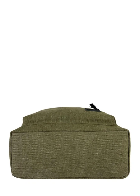 Рюкзак Унісекс Exodus Leather Canvas Хакі R1403EX065 - Фото 5 Рюкзак Унісекс Exodus Leather Canvas Хакі R1403EX065 - зображення 5