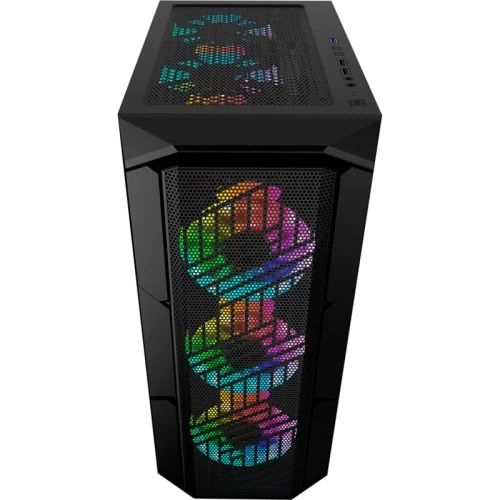 Корпус 1stPlayer XF-BK-4F7, Black - изображение 4