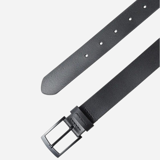 Ремінь чоловічий з натруальної шкіри Cross Jeans 0569K-020 110 см Чорний (8697319769487) - зображення 2