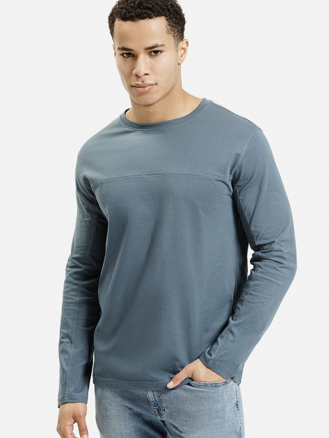 Лонгслів чоловічий Cross Jeans 16034-462 M Синій (8697319806694) - зображення 1