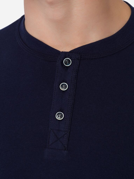 Longsleeve męski Cross Jeans 15129-001 2XL Granatowy (8699438630945) - obraz 4