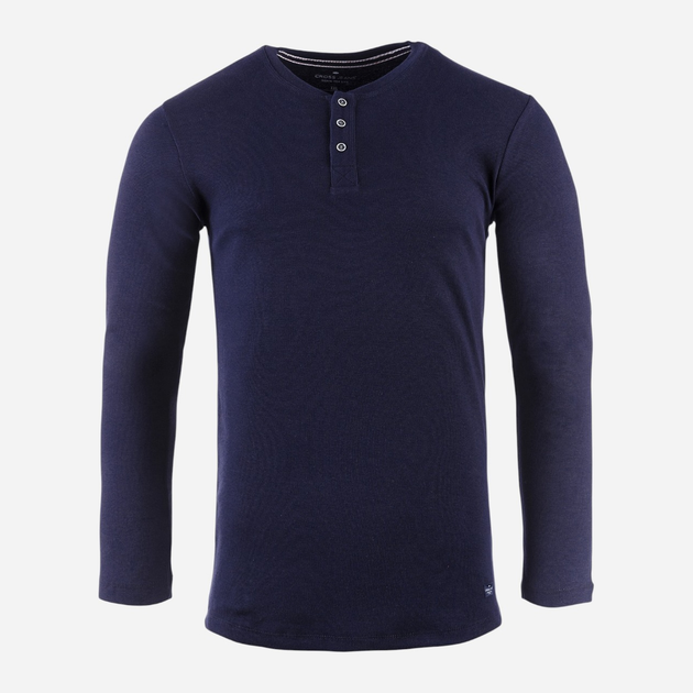 Longsleeve męski Cross Jeans 15129-001 3XL Granatowy (8699438688632) - obraz 5