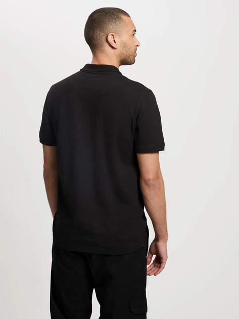 Koszulka polo męska Cross Jeans 16087-020 3XL Czarna (8697319864441) - obraz 2