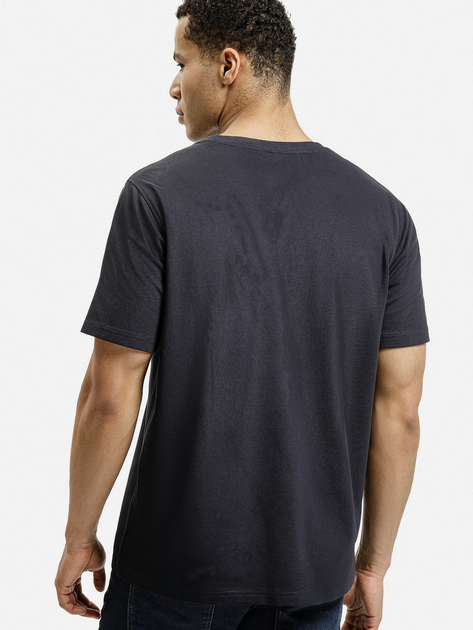 Футболка бавовняна довга чоловіча Cross Jeans 16121-310 XL Темно-синя (8697319806151) - зображення 2