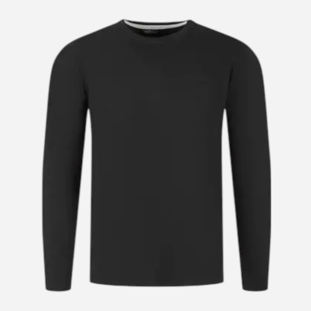 Longsleeve męski Cross Jeans 16136-020 M Czarny (8697319808735) - obraz 1