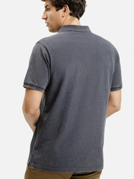 Koszulka polo męska Cross Jeans 16144-462 S Ciemnoszara (8697319806830) - obraz 2