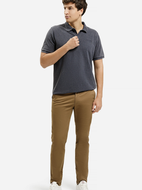 Koszulka polo męska Cross Jeans 16144-462 XL Ciemnoszara (8697319806816) - obraz 3