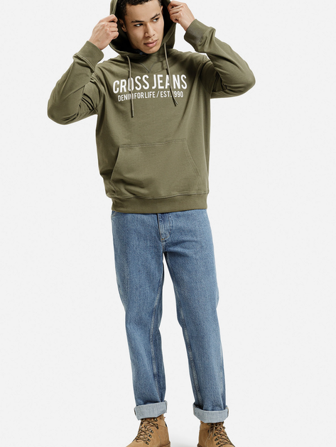 Koszulka polo męska Cross Jeans 16145-462 L Niebieska (8697319807035) - obraz 3