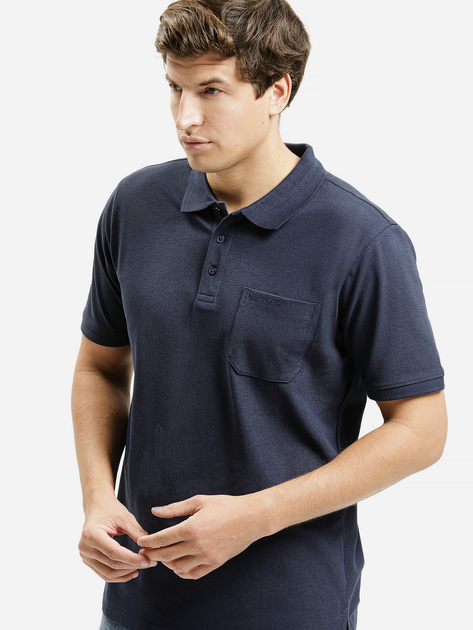 Koszulka polo męska Cross Jeans 16146-001 XL Granatowa (8697319807103) - obraz 1