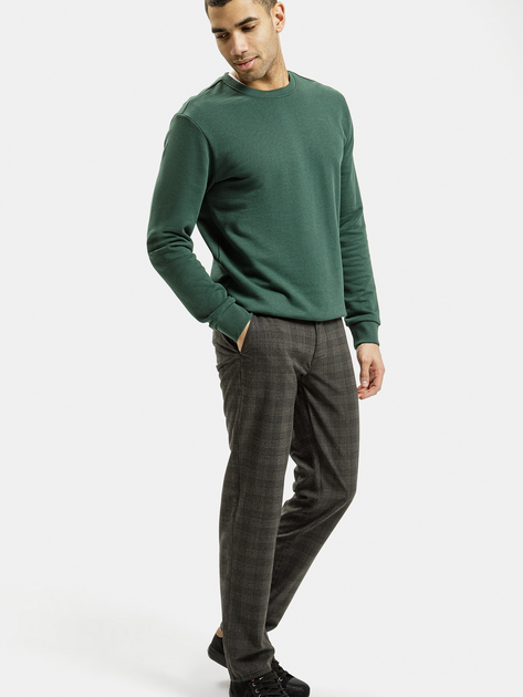Світшот чоловічий Cross Jeans 25499-387 M Темно-зелений (8697319720259) - зображення 3