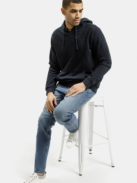 Bluza z kapturem męska Cross Jeans 25501-001 XL Granatowa (8697319720648) - obraz 3