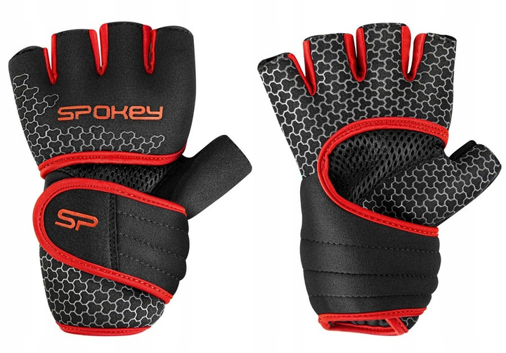 Rękawiczki treningowe Spokey na siłownię do ćwiczeń fitness LAVA S 928973 (5902693289739) - obraz 2