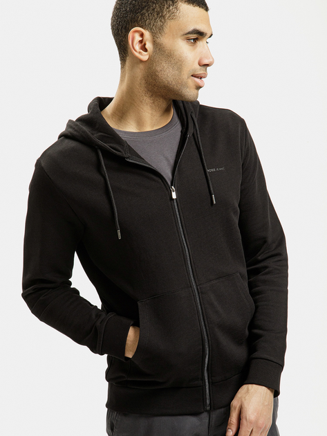 Bluza męska rozpinana streetwear z kapturem Cross Jeans 25503-020 L Czarna (8697319720914) - obraz 1