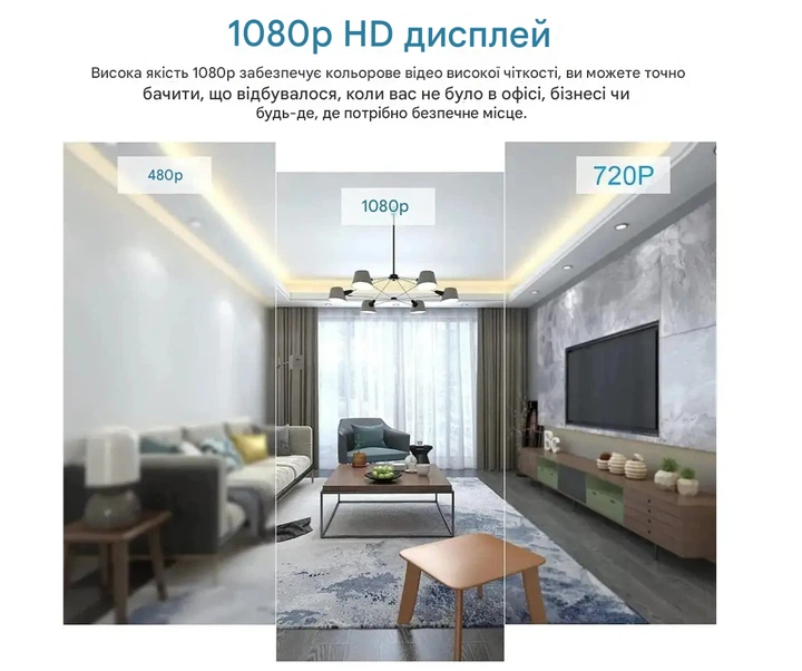 Мини-камера Jigayao в форме детектора дыма для охраны дома с удаленным доступом 1080P Белый - изображение 4