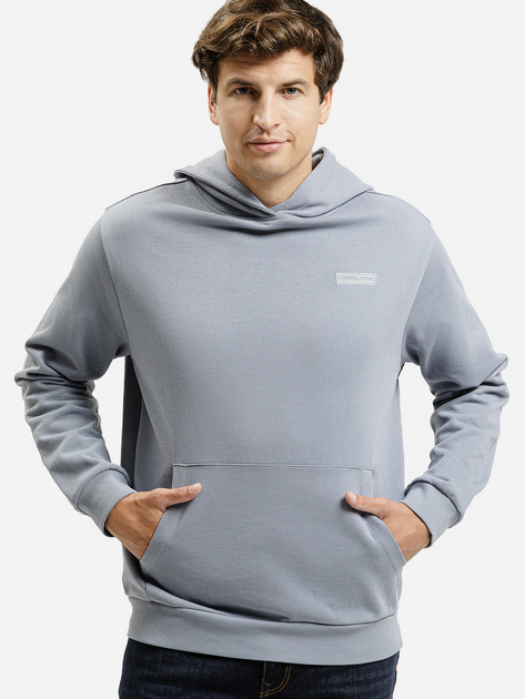 Худі чоловіче Cross Jeans 25508-005 S Светло-сіре (8697319807301) - зображення 1