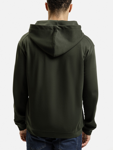 Bluza męska rozpinana streetwear z kapturem Cross Jeans 25510-387 3XL Ciemnozielona (8697319807370) - obraz 2