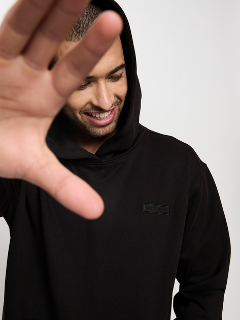 Худі чоловіче Cross Jeans 25508-020 S Чорне (8697319807240) - зображення 5