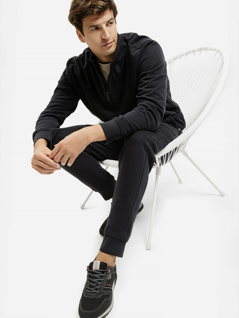 Толстовка на блискавці чоловіча Cross Jeans 25511-310 M Темно-синя (8697319807493) - зображення 3