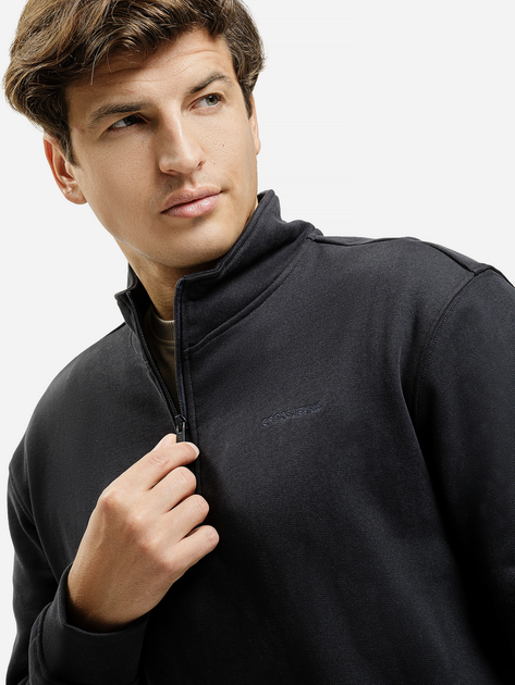 Толстовка на блискавці чоловіча Cross Jeans 25511-310 M Темно-синя (8697319807493) - зображення 4