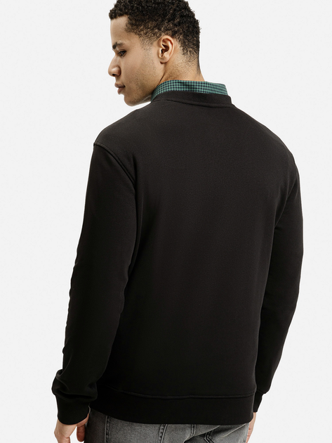Bluza bez kaptura męska Cross Jeans 25526-020 L Czarna (8697319807783) - obraz 2