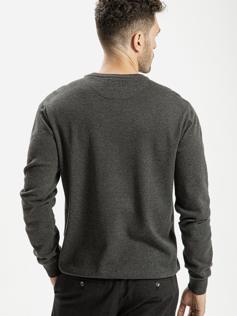 Джемпер чоловічий Cross Jeans 34228-021 3XL Темно-сірий (8697319196108) - зображення 2