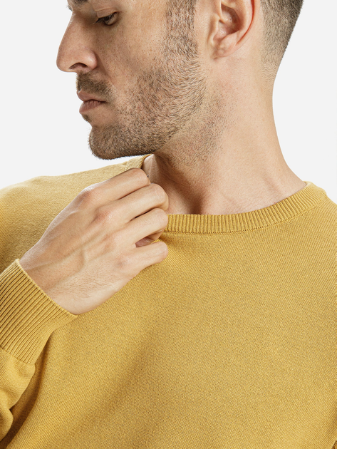 Джемпер чоловічий Cross Jeans 34228-026 2XL Жовтий (8697319196122) - зображення 4