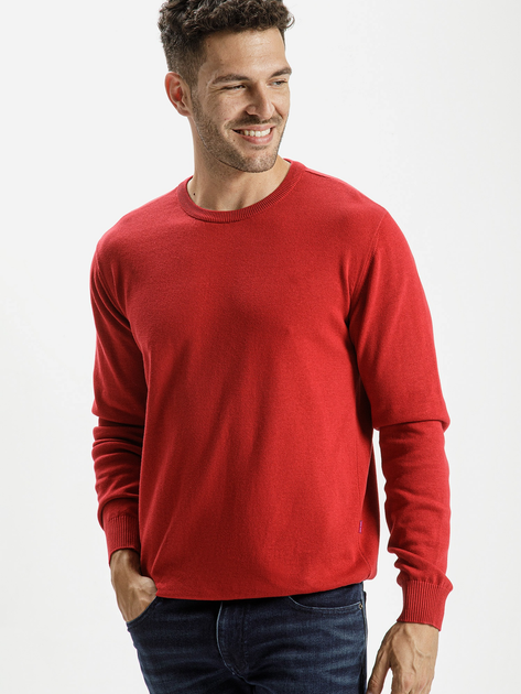 Джемпер чоловічий Cross Jeans 34228-529 XL Червоний (8697319062366) - зображення 1