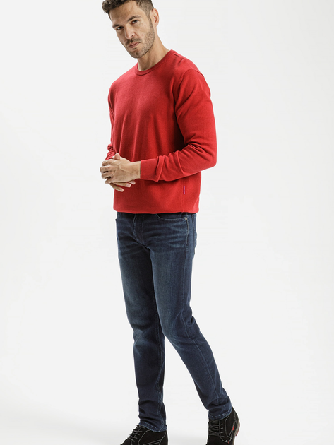 Джемпер чоловічий Cross Jeans 34228-529 L Червоний (8697319062342) - зображення 3