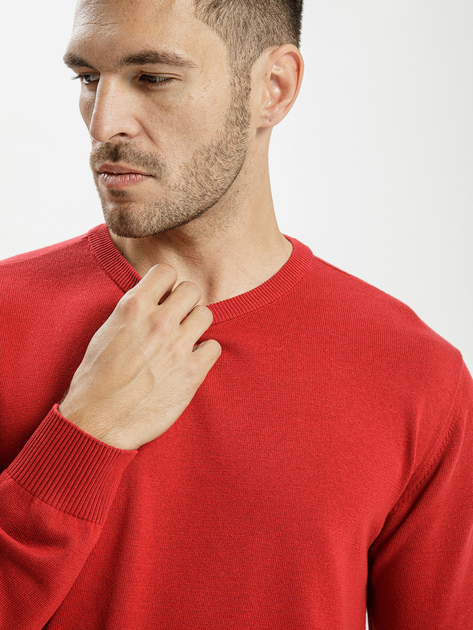 Джемпер чоловічий Cross Jeans 34228-529 M Червоний (8697319062380) - зображення 4