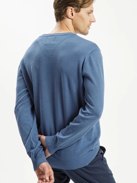 Pulower męski Cross Jeans 34229-005 3XL Niebieski (8697319196290) - obraz 2