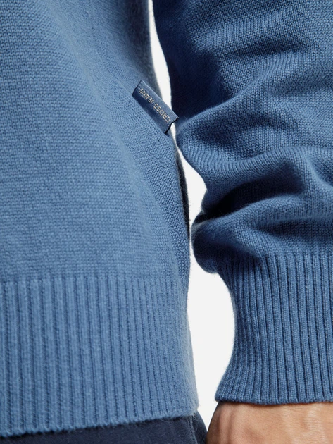 Pulower męski Cross Jeans 34229-005 3XL Niebieski (8697319196290) - obraz 4