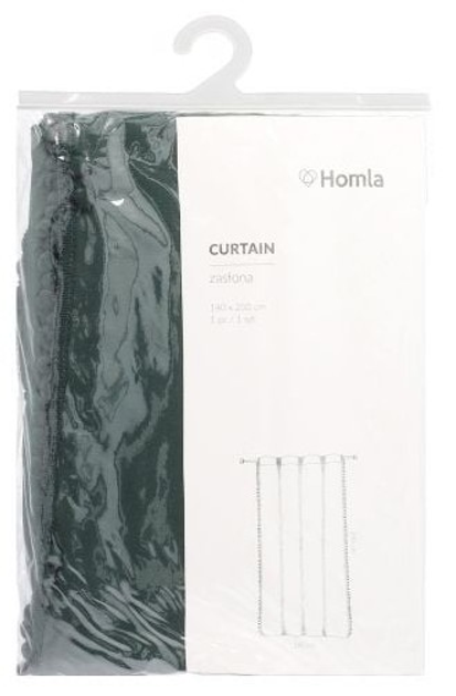 Фіранка Homla Adi з помпонами Зелена 140 x 250 см (5902869985236) - зображення 6