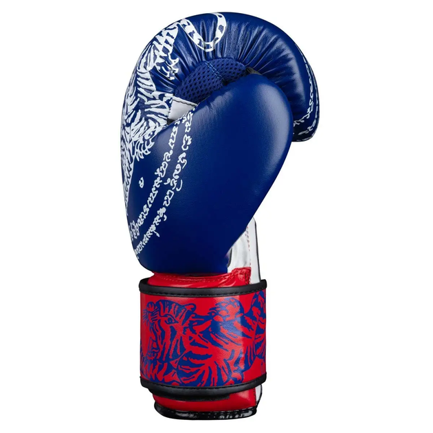 Рукавички боксерські з бинтами Phantom Muay Thai 14 унцій, сині - изображение 5