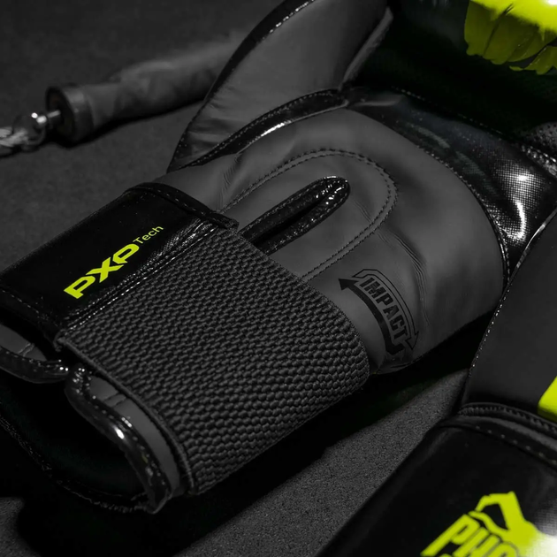 Рукавички боксерські з бинтами Phantom APEX Elastic Neon 16 унцій, чорно-жовті - Фото 10 Рукавички боксерські з бинтами Phantom APEX Elastic Neon 16 унцій, чорно-жовті - изображение 10
