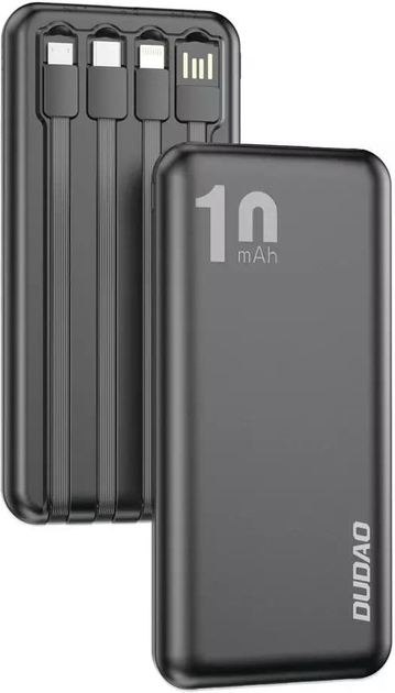 Powerbank Dudao K6Pro 10000 mAh 15W Black (6973687242688) - obraz 2