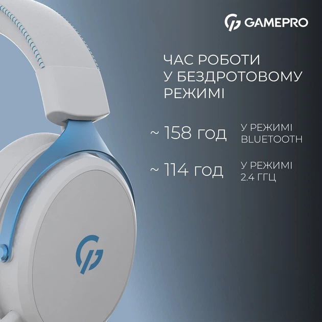 Гарнітура GamePro Asgard Skadi White (HSW191WB) - зображення 7