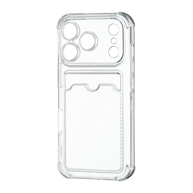 Чохол Clear Pocket Case Protected Camera iPhone 17 Pro Прозорий - Фото 1 Чохол Clear Pocket Case Protected Camera iPhone 17 Pro Прозорий - зображення 1