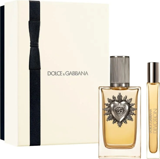 Zestaw męski Dolce&Gabbana Devotion Woda Pour Homme perfumowana 100 ml + Miniaturka Woda perfumowana 10 ml (8054754403527) - obraz 1