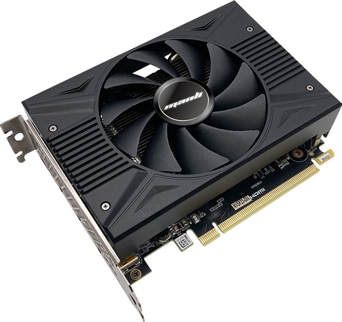 Karta graficzna Manli PCI-Ex GeForce RTX 3050 Nebula Single 8GB GDDR6 (128bit) (1552/14000) (HDMI, DisplayPort, DVI-D) (N64030500M15802) - obraz 2