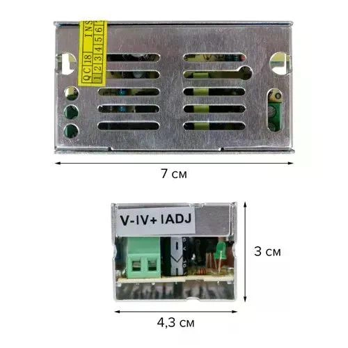 Блок питания OEM DC12 15W 1,25А TR15-12 (975) - изображение 2