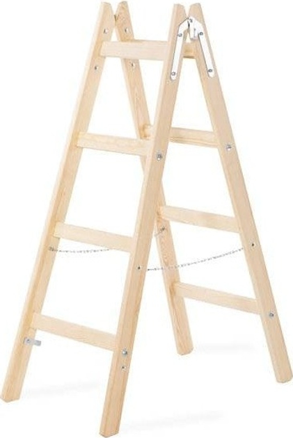 Дерев'яна драбина Master Nenurodyta 2 x 4 (8586007320010) - зображення 1