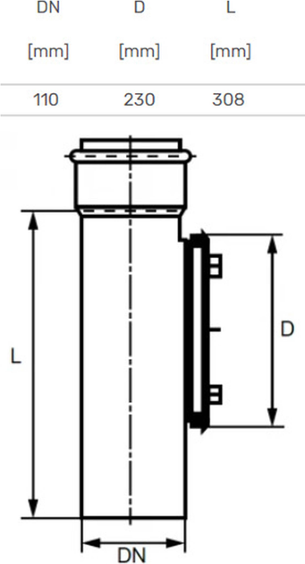 Wyczystka kanalizacyjna Magnaplast Ultra dB, 110 mm - obraz 2