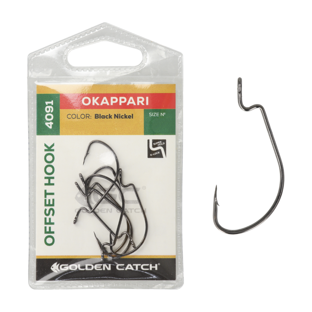 Крючок GC Offset Okappari 4091BN №5/0(3шт) - Фото 4 Крючок GC Offset Okappari 4091BN №5/0(3шт) - изображение 4