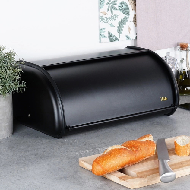 Chlebak Vilde stalowy Czarny (5904316472832) - obraz 9